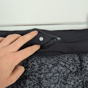 lululemon athletica Black and White Athletic Shorts